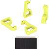 Ouitble Gambe di raffreddamento della console Piedini di supporto stabili antiscivolo Supporto per accessori console di gioco Raffreddamento efficace Materiale ABS ad alta resisten (Gialla)