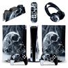 YLMKMVLCZC Decalcomania 22350 Per PS5 Console Disc Edition & Digital Sticker Vinyl Decal Cover Per Ps5 Controller & Charging Station & Headset & Media Remote Pellicola Protettiva(Digital Edition)