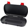 Generico Borsa di stoccaggio per RG40XX H Custodia protettiva antiurto Custodia protettiva per console di gioco portatile per Anbernic RG40XX H (nero rosso)
