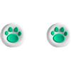 Generico 2 pezzi di coperture in silicone per joystick controller per Rog Xbox Ally/Rog Xbox Ally X Copertura per rocker thumpstick (Bianco e verde)