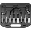 SW-Stahl Set di accessori per ingrassatori in acciaio SW, 7 pezzi 64315L