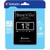 Verbatim Disco rigido esterno Verbatim Store 'n' Go da 2,5" e 1 TB, USB 3.0