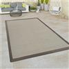 Paco Home Tappeto per interni ed esterni, balconi e terrazze, effetto sisal, grigio verde in diversi colori, dimensioni 120x170 cm