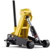 VEVOR - Sollevatore idraulico da officina 3 tonnellate, sollevatore idraulico con corsa da 130-500 mm, base in gomma da 125 mm e cilindro singolo, sollevatore in acciaio con rotazione a 360° per auto, SUV, pick-up e officina
