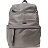 COVERI COLLECTION Zaino in Nylon Unisex con Tasche Frontali e Laterali, Tracolla Regolabile, Accessori Bruniti, Dimensioni 28x14x38 cm, Beige Taupe