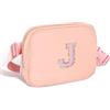 Elehui Marsupio iniziale per ragazze borse a tracolla piccola borsa da cintura per le donne Marsupio alla moda con cinturino regolabile Tracolla personalizzata ovunque Borsa sul petto Accessori da