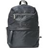 COVERI COLLECTION Zaino in Nylon Unisex, con Tasche Frontali e Laterali, Tracolla Regolabile, Accessori Bruniti, Dimensioni 28x14x38 cm, Nero