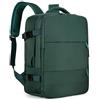 Smallrun - Zaino da viaggio cabina aereo 40x20x25, zaino cabina per Ryanair, borse da viaggio cabina, zaini, zaino da viaggio cabina 20L con presa di carica e tasca, Verde, Medio