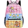 Brainy Zaino da principessa 40,6 cm rosa carino ragazze donne pesca Daisy Rosalina Cartoon, Principessa Rosa, Large - 16, Zaini Daypack
