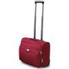 Valigeria.shop Valigia Bagaglio a Mano Pilota Business di ORMI in poliestere 46x25x35, 32 Litri 2 ruote, pilotina con tasca Pc (Bordo)