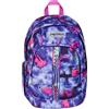 Seven Zaino Scuola Media Ragazza, Scuola Elementare, Dual, Scomparto PC, Tasca Borraccia, viola
