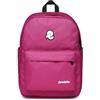 Invicta Zaino Scuola LAB, Fucsia - Zaino Doppio Scomparto - Tasca Organizer, Tasca porta PC, Tasche laterali porta borraccia - Eco Material