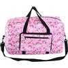 Roffatide Anime My Melody Foldable Duffle Bag 35L Sleepover Bag per ragazze ragazzi portatili Weekend overnight Tote per il viaggio Palestra Danza Ideale per Natale Capodanno