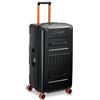 DELSEY JEEP - JH002B - Valigia rigida 80 cm x 41 cm x 37 cm - 121 L - Nero
