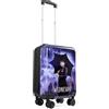 Wednesday Valigia Bagaglio a Mano Mercoledì Addams Trolley Bambina Ragazza 4 Ruote 49x33x22cm 30L Accessori Viaggio