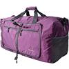 Woogwin Borsone da viaggio, grande, pieghevole, impermeabile, per la notte, per spiaggia, piscina, sport, palestra, 60 l, viola, Big Size