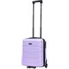 R.Leone Valigia da 1 Fino a Set 4 Trolley Rigido grande, medio, bagaglio a mano 55x40x23 cm Wizz, ITA Airways e bagaglio 45x36x20 cm EasyJet in ABS 8001 (Lilla, XS Bagaglio 45x36x20cm 2Ruota)