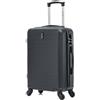 CELIMS - Valigie leggere approvate da più di 100 compagnie aeree per un viaggio in tutta sicurezza, Nero , Cabine 55 cm