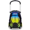 Seven Trolley Scuola Flex 3 Ruote, Blu Giallo, Zaino Con Carrello Sganciabile Da 31 Litri, Con Tasca PC, Tasca Borraccia, Multiuso, Maneggevole e Confortevole, Scuole Medie e Superiori, Ragazzo