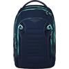 satch match plus zaino scuola satch ergonomico, espandibile 35 litri, unisex per ragazze e ragazzi, ideale per scuola Ocean Mint - Blu