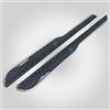 Wusecssy 2 pezzi di accessori con pedane laterali a forma di pesce compatibili con MG HS 2025, pedana di accesso in alluminio, SUV con pedali in diversi spessori, pannello nero con telaio in acciaio