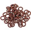 Motoforti Guarnizione Anello O Universale per Idraulica FKM 50 Pz | Marrone, 7mm ID X 2.5mm CS, Temperatura Da -20°C A 250°C, Compatibile Con Auto, Moto, Nave, Motore, Ecc.