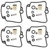 Artudatech, kit di ricostruzione del carburatore per moto, 4 set di kit di riparazione carburatore carburatore per SUZU-KI GSF 1200 Bandit GV75A, GSX-R 750 GR7AB, GSX-R 750 W