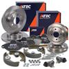 ATEC Germany Set freni anteriori incl. dischi freno Ø 241 mm ventilati + | Compatibile con: FIAT SEICENTO / 600