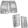 Generico Kit 4 Gemme Frecce Trasparente Anteriori E Posteriori Compatibili Con Hp Fl Fl2 50 1990 1991 1992 1993 1994 1995 1996 1997