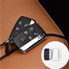 DIYUCAR - Cover per chiave a bottone, design unico, per Discovery Sport LR4, per RR Sport Vogue Evoque Executive per Freelander 2, colore: Bianco