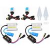 XTevu Kit di faro Xtevu Xenon, set di conversione H7 8000K, zavorra argento ultra sottile 12V 55W, kit di luce per auto, di aggiornamento del proiettore del veicolo