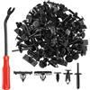 A ABSOPRO Fissaggio Clip Kit Per Paraurti Porta Pannello - 101pz Nero