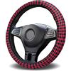 Generic Volante Cover Buon Natale, Universale Copri Volante Assorbimento Del Sudore Copertura Volante Per Suv Donna Uomo 38Cm