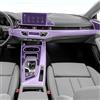 FDHWINGI Pellicola protettiva trasparente in TPU per console centrale interna auto, pellicola protettiva antigraffio per schermo LCD PPF per Audi A5 S5 2021-2024