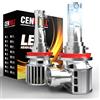 CENMOLL Lampadine H11 Led Canbus, 110 W, 30.000 Lm, 6.000 K (Bianco Freddo) Angolo Del Fascio Regolabile A 360 Gradi 12 V, 24 V 500% Più Luminosa Lampadine Led H11 H9 H8 Senza Errori CAN-BUS Kit, 2 Pz
