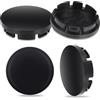 ZBYMLHLS 4Pcs Coprimozzi per Volkswagen Vw 63mm,Coprimozzo Ruota Accessori per Cerchioni per Pneumatici per Auto Accessori Protettivi Tappi per Cerchi Decorativi Accessori per Ricambi Auto,Black