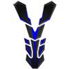 AZgraphishop PARASERBATOIO RESINA 3D COMPATIBILE CON YAMAHA MT-09 2019 GP-592(NWS) (Blu)