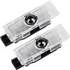 AKYKE 2Pcs Car LED Door Welcome Light Logo Proiettore Ghost Shadow Lampada decorativa per Al-fa Giulia Giulietta Mito Stelvio Brera 156 159 (05)