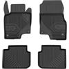 SMK Tappetini auto gomma per Smart Forfour I 2004-2006 Sperimentate un nuovo standard di viaggio con i tappeto gomma antiscivolo per auto - tappeto gommato multistagionali per tutte le condizioni stra