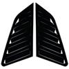 QIUYMGFG Copertura per feritoia del lunotto posteriore dell'auto adatta per Audi A3 S3 8Y Sportback 2021+ lunotto posteriore triangolare(Glossy Black)
