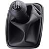 Ajhui 1 Pomello Del Cambio A 5 O 6 Marce, In Pelle PU, Compatibile Con Golf 4 IV MK4 R32 Dal 2003 Al 2008.(6 Speed Black)