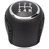 Car Passion Pomello Cambio Completo Compatibile con Fiat Grande Punto - Punto EVO 2005-2012 Ricambio Impugnatura Asta del cambio Lente (5 MARCE)