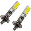 MASO - Lampadine a LED H1 per fari anteriori auto, 12V, 7,5W, 6000 K, super luminose, luci fendinebbia, luci di marcia diurne, allo xeno, luce bianca, confezione da 2