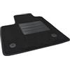 Generico DHCarMats - Tappetino Lato Guida compatibile con Ford Focus III dal 2011 al 2018 - Moquette su Misura - Ricamo con Bordo Blu elettrico - 1PZ - Made in Italy