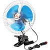 Starnearby Ventilatore Auto 12V/24V con Clip, 2 Velocità Regolabili, Aria Fredda Potente per Camion, SUV