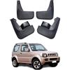 FUNSIE 4 Pezzi Auto Paraspruzzi per Suzuki Jimny 2005-2018, Paraspruzzi Anteriori Posteriori, Impermeabile Paraschizzi Guardie Parafanghi