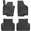 SMK Tappetini auto gomma per SEAT Alhambra II 2010-2020 Sperimentate un nuovo standard di viaggio con i tappeto gomma antiscivolo per auto - tappeto gommato multistagionali per tutte le condizioni str