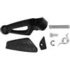 ABHBVGZFZT pedale Per Benelli BN600 TNT600 Per Keeway RK6 BN302 TNT300 Per QJMOTOR SRK600RR SRK600 Moto Pedali Sinistra Destra Poggiapiedi Anteriore Posteriore Pedana(Black Front Left)
