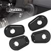 QJY-Motor Part-Store 4pcs Adattatore Frecce per Indicatori di Direzione Universal Per Kawasaki Z650 Z900 Z800 Z1000 ZX6R Ninja 400 Versys 650 1000 Vulcan 650 (Nero)