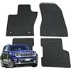 W-Parts TAPPETI - TAPPETINI IN GOMMA 3D NERI PER JEEP RENEGADE dal 2018 in poi